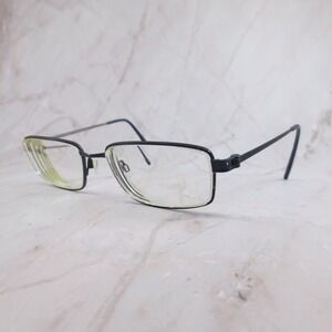 Flexon E1077 412 Navy Blue Rectangular Eyeglass Frames 54-17-140 Mens